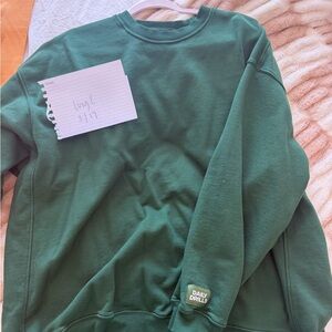 Daily Drills Forest Green Crewneck Sweatshirt and Leggings